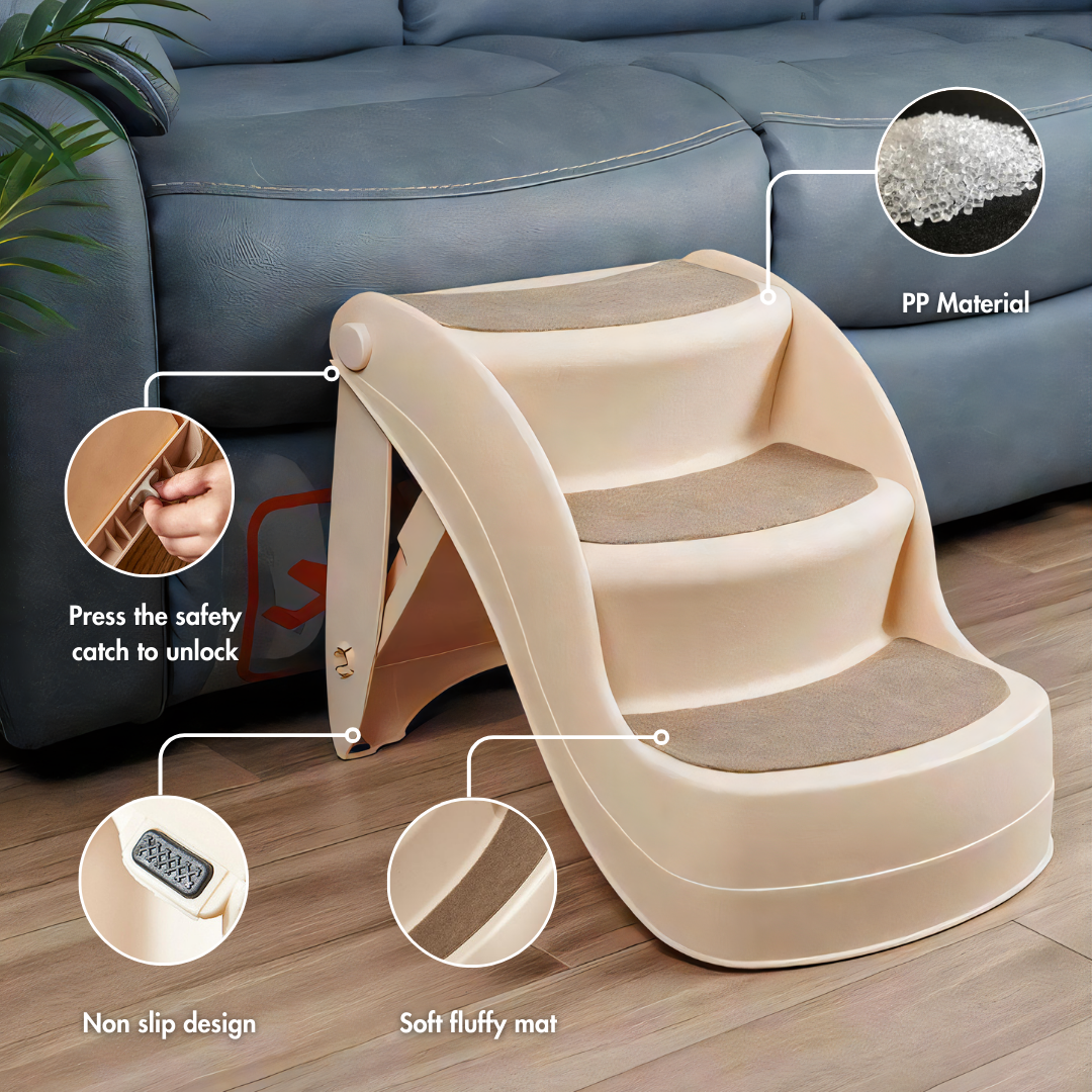 Pet 3 Stairs (Beige)