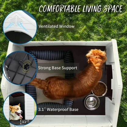 Pet Galaxy Dog House (green)
