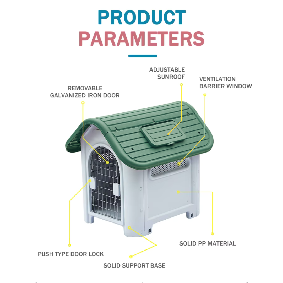 Pet Galaxy Dog House (green)