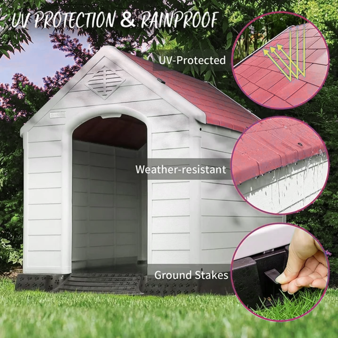 Pet Galaxy Dog House (red)