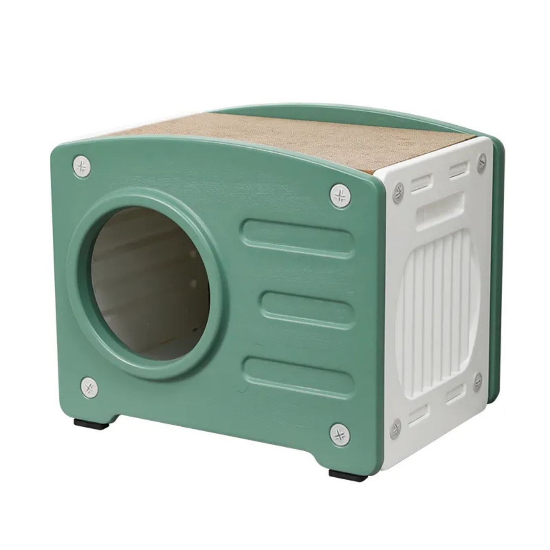 Cat House with Scratching