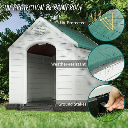 Pet Galaxy Dog House (green)
