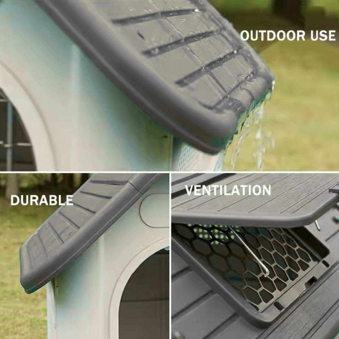 Pet Galaxy Dog House (grey)
