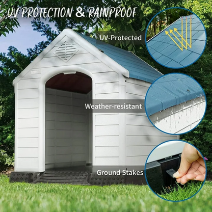 Pet Galaxy Dog House (Gray)