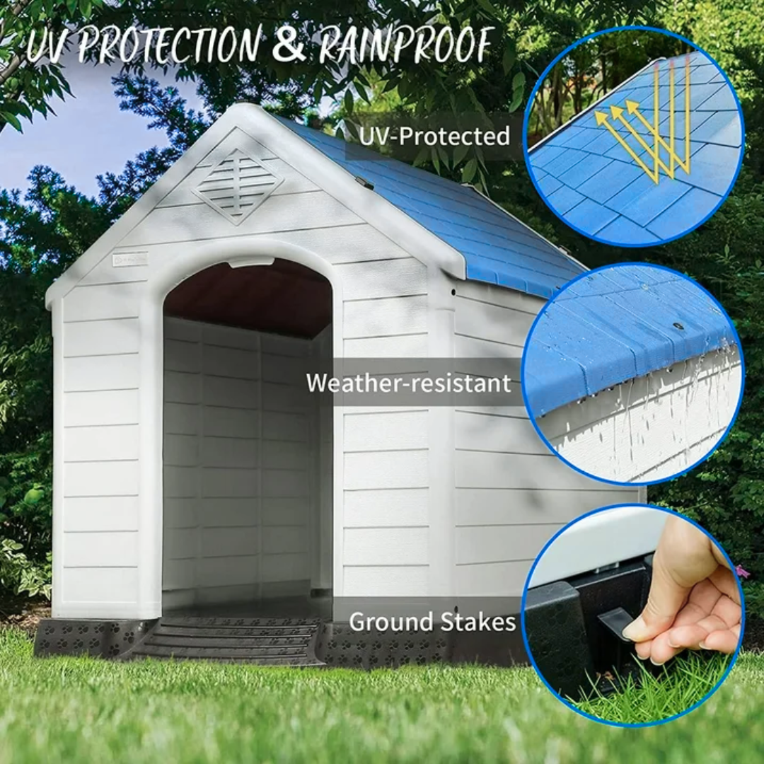 Pet Galaxy Dog House (Blue)