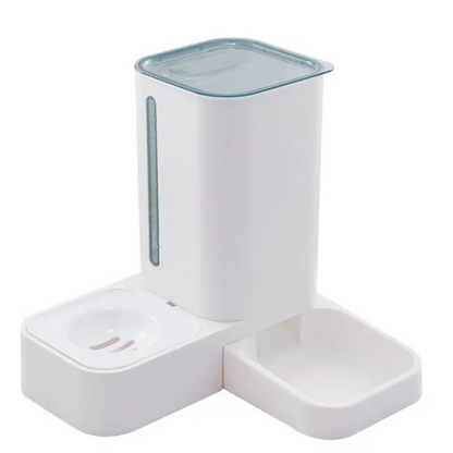 Pet Food Bowl and Water Bottle Set