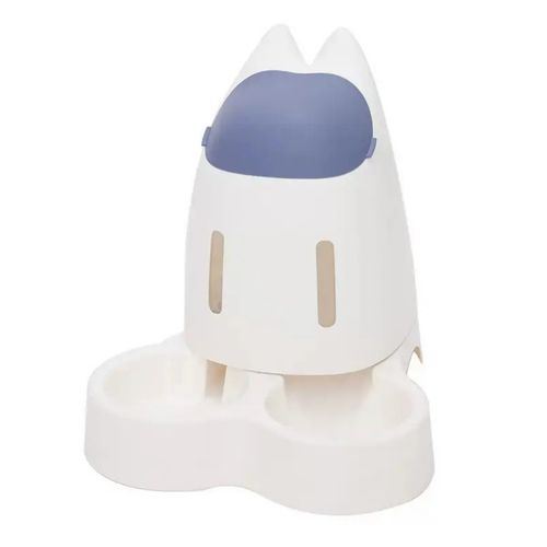 Pet Food Bowl and Water Bottle Set