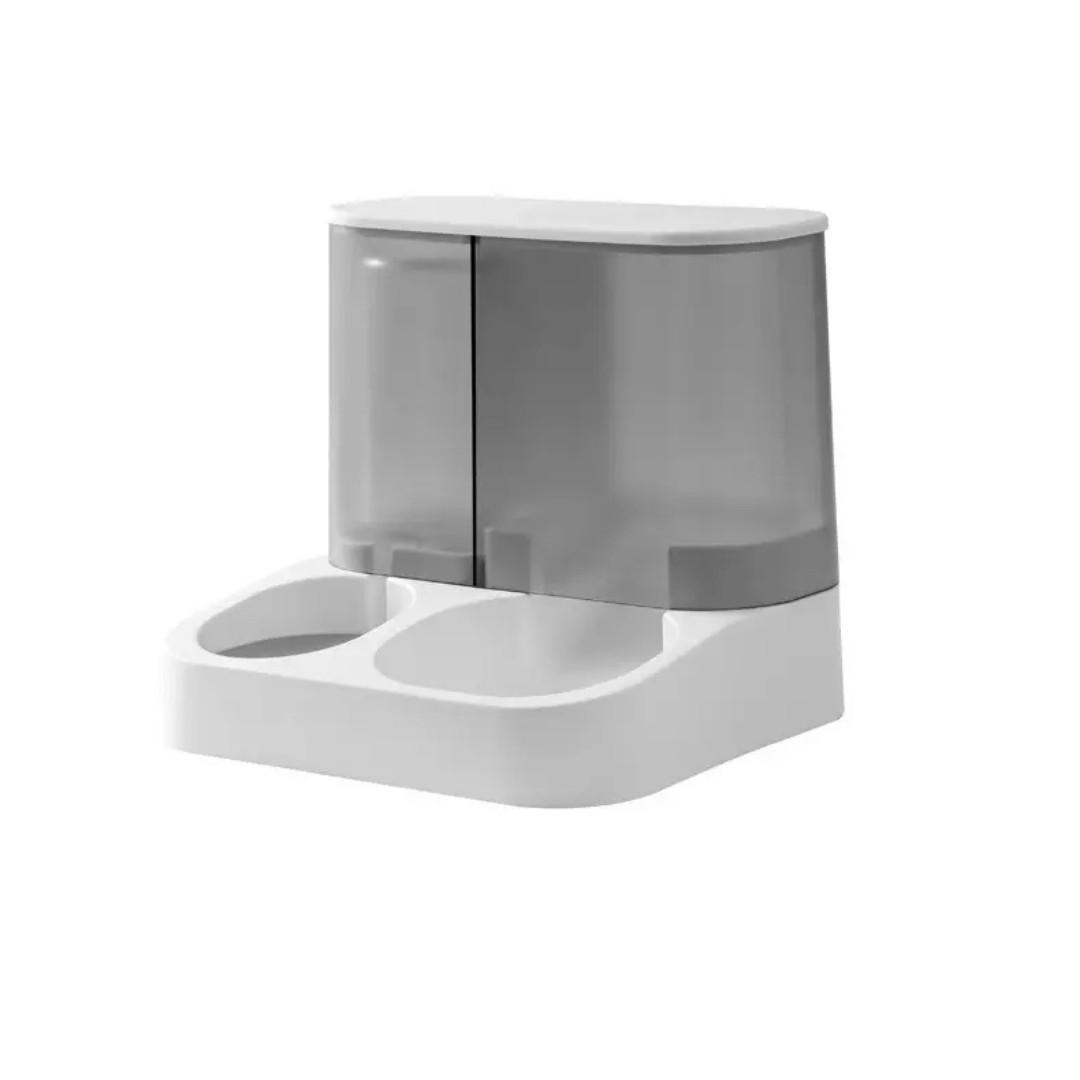 Pet Food Bowl and Water Bottle Set