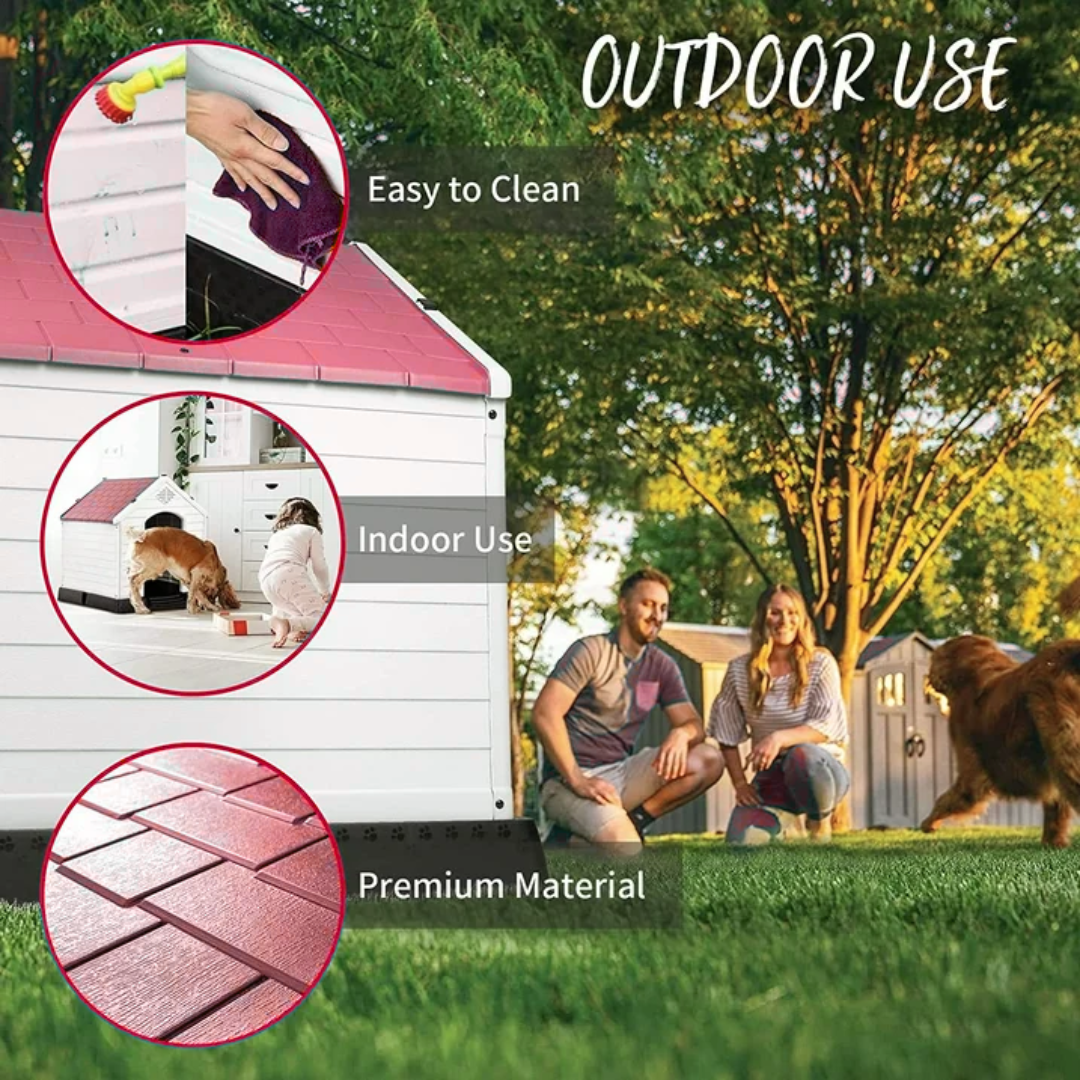 Pet Galaxy Dog House (red)