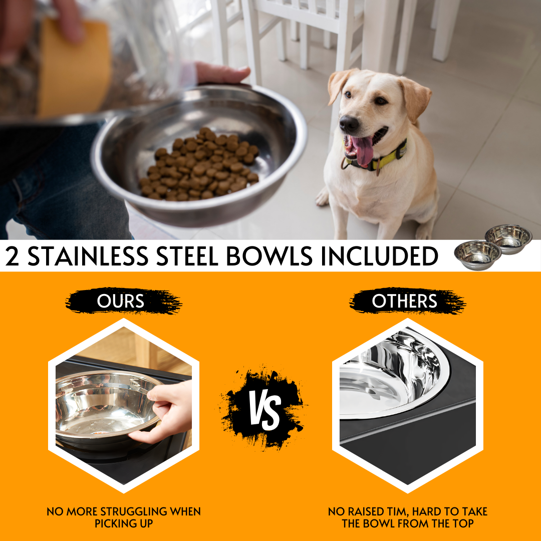 Dog Bowls (Black)