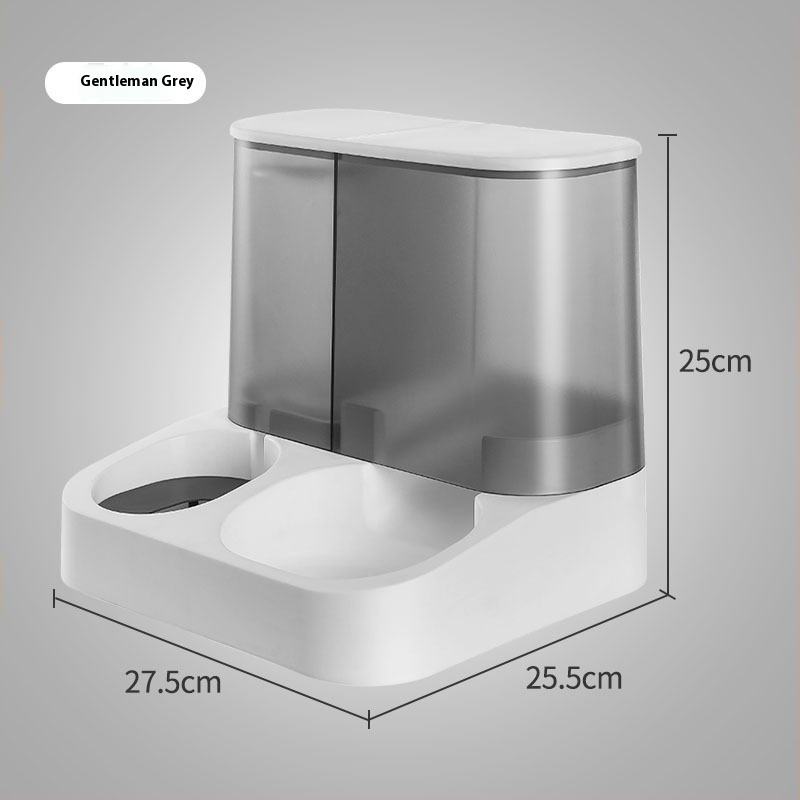 Pet Food Bowl and Water Bottle Set