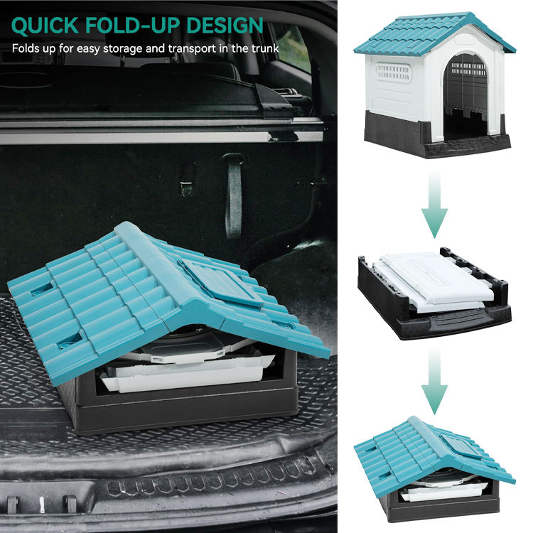 Pet Galaxy Dog House (Blue)