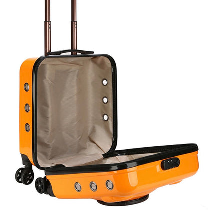 Pet Carrier Trolley on Wheels Backpack
