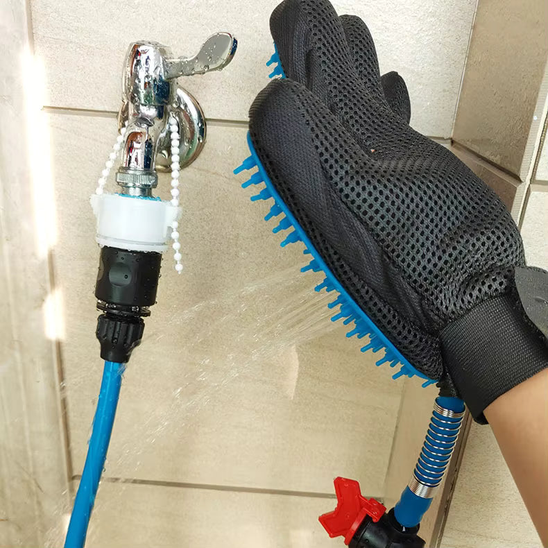 Silicone Pet Hair Removal Bath Brush