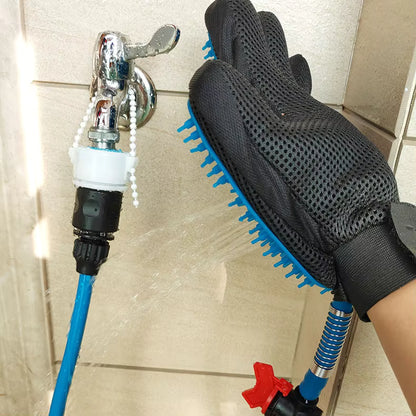 Silicone Pet Hair Removal Bath Brush