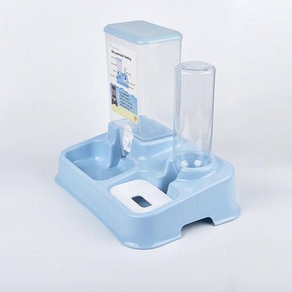 Pet Food Bowl and Water Bottle Set