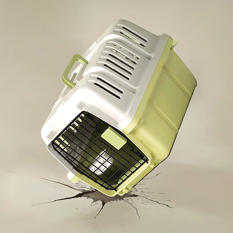 Pet Carrier Cage (green)
