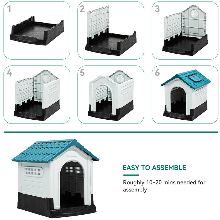Pet Galaxy Dog House (Blue)
