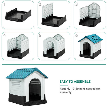 Pet Galaxy Dog House (Blue)