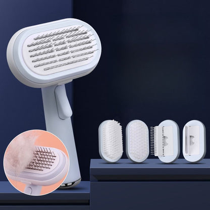 5-in-1 Cat Brush Self Cleaning