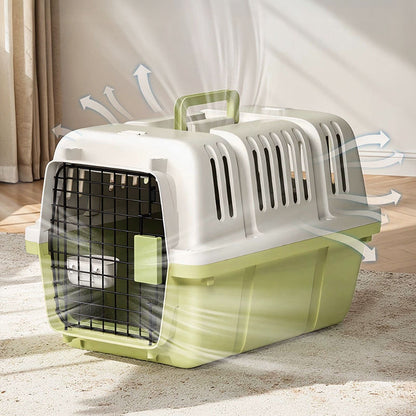 Pet Carrier Cage (green)