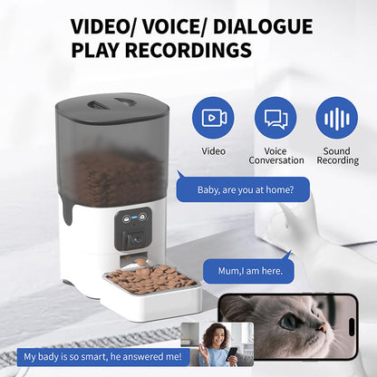Smart App-Controlled WiFi Pet Food Bowl