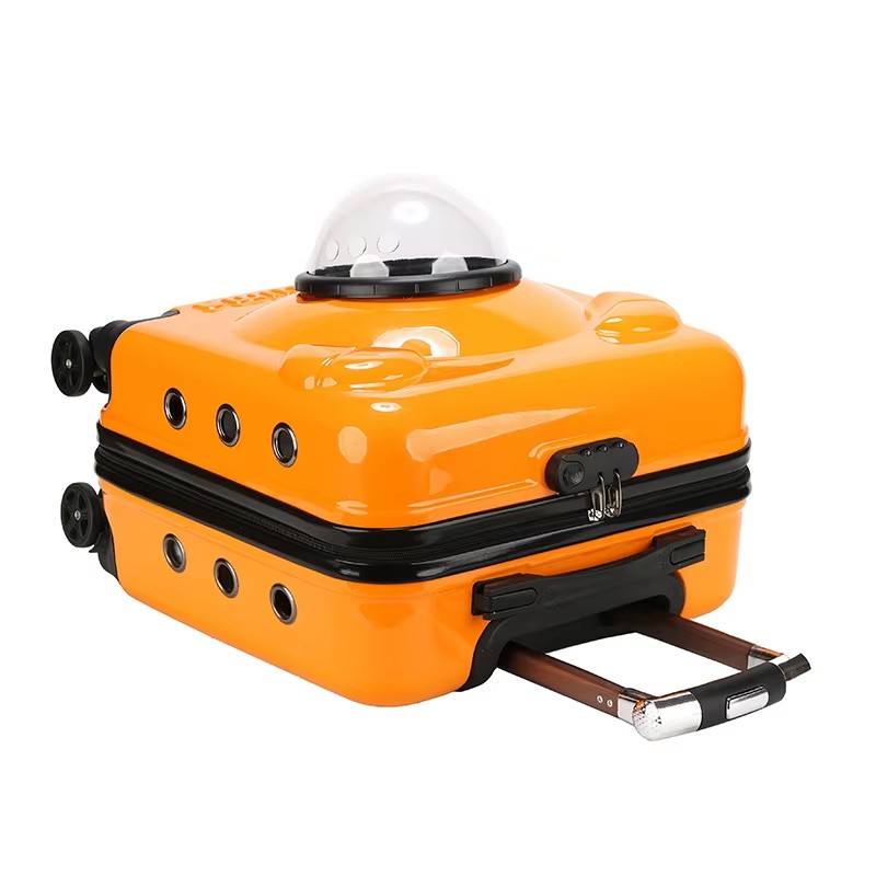 Pet Carrier Trolley on Wheels Backpack