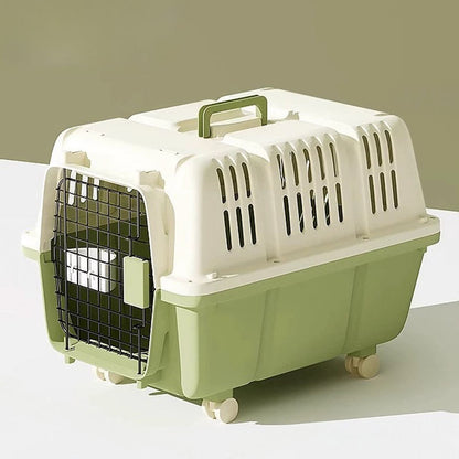 Pet Carrier Cage (green)