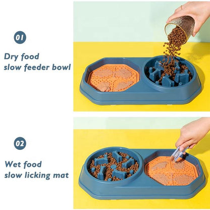 Pet Slow Feeder Bowl