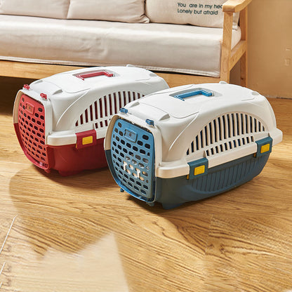Pet Carrier Cage (Blue)
