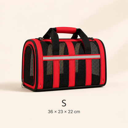 Small pet travel carrier 36 by 23 by 22 centimeters