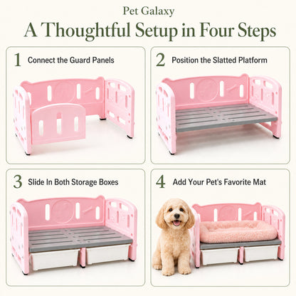 Pet bed setup